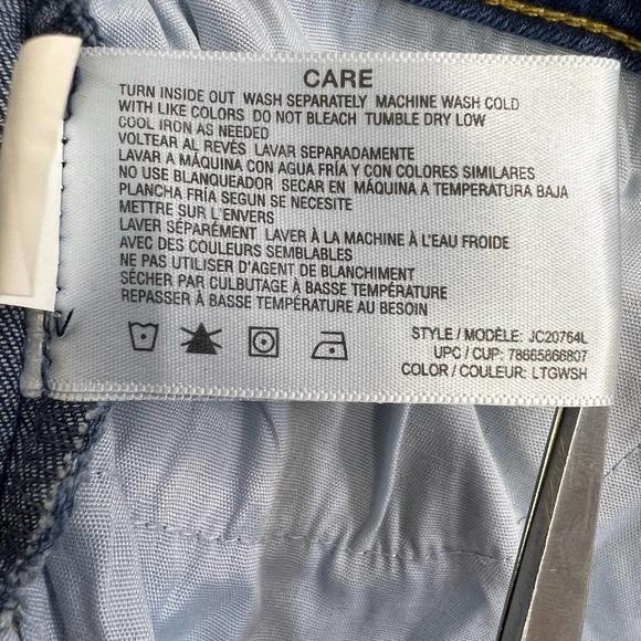 Jordache Modern Med Rise Light Wash Skinny, Stretch Denim Jeans Woman's Size 2 - Picture 15 of 15